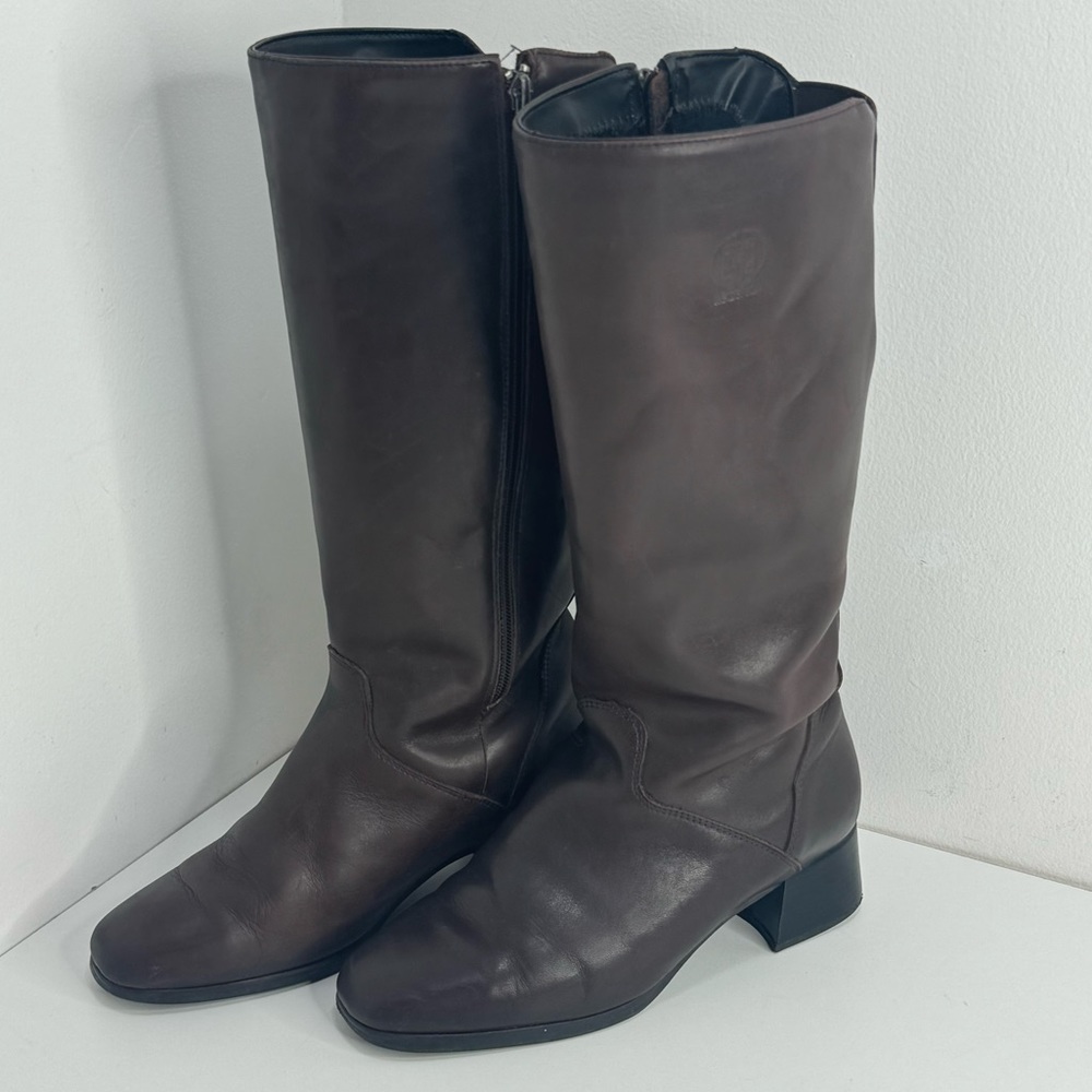 Regence Canada Snow Boots brown leather